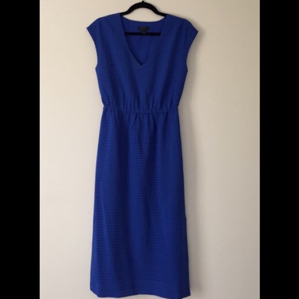 Jcrew Cap-Sleeve Midi Dress